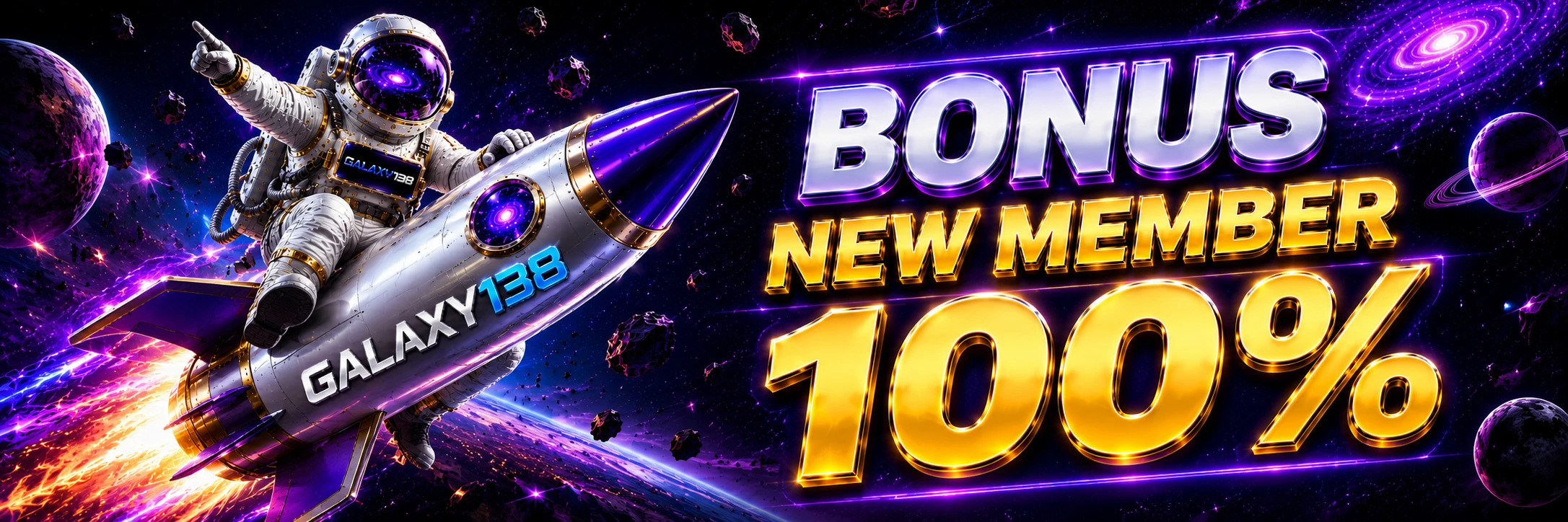 Bonus 100% New Member